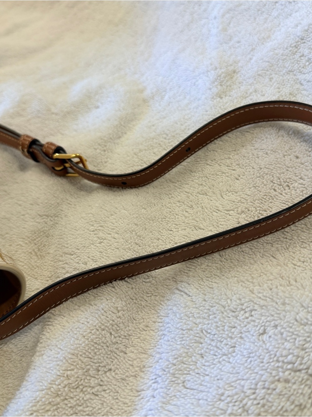 Celine Claude Shoulder Bag, Tan - Picture 13 of 16